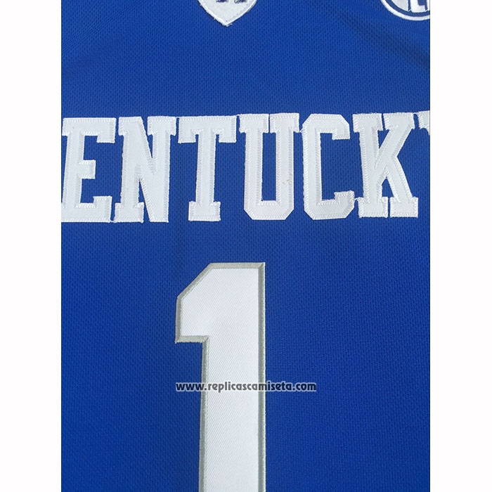 Camiseta NCAA Kentucky Wildcat Devin Booker 2025 Azul